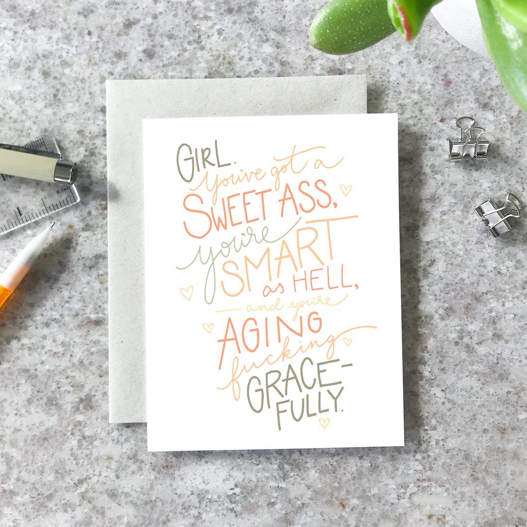 Greeting Card - Aging Gracefully