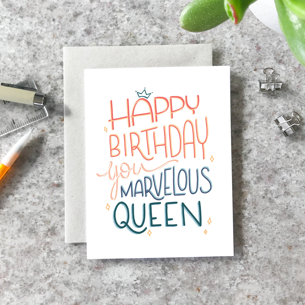 Greeting Card - Marvelous Queen