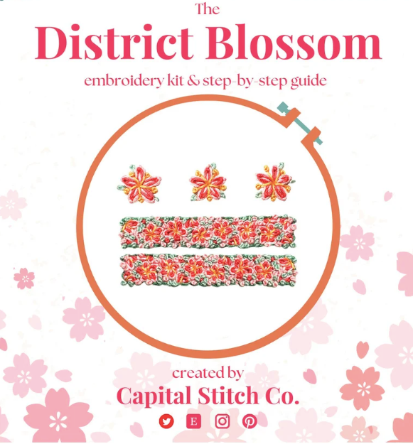 District Blossom Embroidery Kit