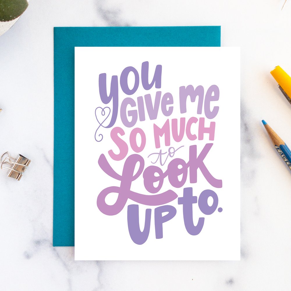 GREETING CARD - LOOK UP TO