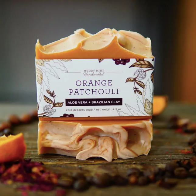 Soap - Orange Patchouli, Aloe Vera