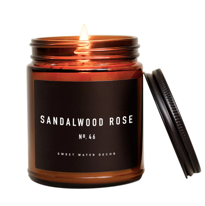 candle - Sandalwood Rose